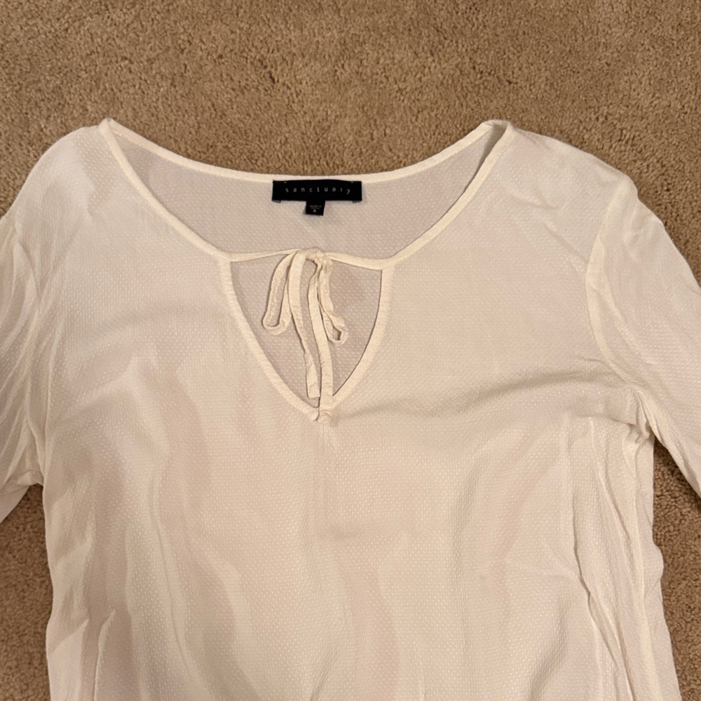 Sanctuary Women's Cream Top